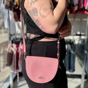 Pink coach bag